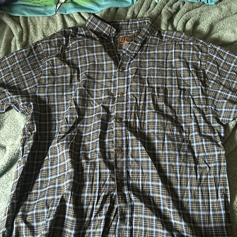 Men’s Walnut Creek 2XL Blue Button Up Shirt